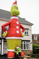 Prix de gros Personnages publicitaires gonflables personnalisés : Grinch gonflable sur mesure pour la décoration