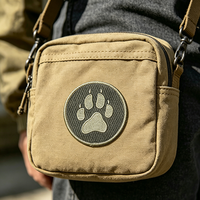 Écussons brodés écologiques ronds à coudre ou thermocollants pour sacs à dos, vêtements et sacs en toile