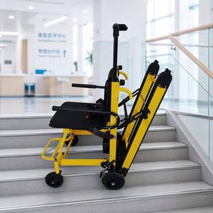 Chaise roulante d'évacuation pliable en alliage d'aluminium pour la remise en état des escaliers, civière d'<span class=keywords><strong>ambulance</strong></span> pour personnes handicapées - Product Image 2