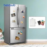 BestSub toptan özel süblimasyon promosyon seramik buzdolabı mıknatısı