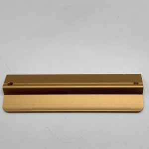 Poignée horizontale en alliage d'aluminium anodisé, forme demi-ravioli, pour porte de placard, tiroir, armoire, minimaliste, durable - Product Image 3