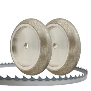 Cbn Wheels For Bandsaw Sharpening Electroplated CBN Grinding Wheel For Band Saw Blade Sharpening Bandsaw Sawmill Parts Wheels Automatic Sharpener Machine