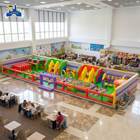 Parc de jeux gonflables commercial géant pour enfants, thème centre commercial intérieur