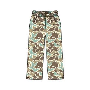 P0996 Vente chaude personnalisée en gros, pantalon de yoga long et pantalon pour femmes adultes, imprimé camouflage marron - Product Image 2