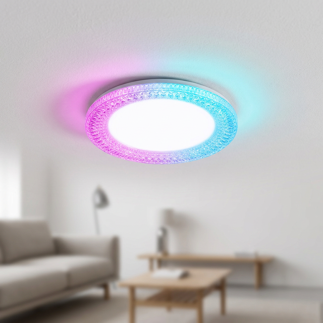 Hot Seller IP20 18W/24W/36W/48W Ultra Thin Surface Dimmable Flat Color Changing Led Panel Light for Home