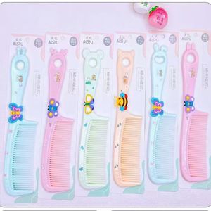 AISHU <b>Hair</b> <b>Comb</b> 15 Cm Cartoon Design For Kids And Women With Sweet Scented Plastic Handle Mixed Colors - Product Image 3