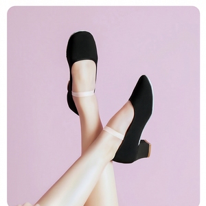 Chaussures de <span class=keywords><strong>danse</strong></span> BW12 en toile noire à talon bas pour femmes adultes, idéales pour l'examen de ballet et l'entraînement, style Jiaozhou Yangge, <span class=keywords><strong>danse</strong></span> <span class=keywords><strong>folklorique</strong></span> tibétaine - Product Image 3
