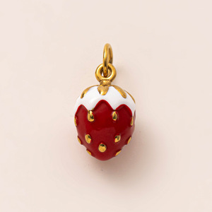 2025 New Custom DIY Stainless Steel <strong>Charm</strong> <strong>Fashion</strong> Jewelry Bee Flower Strawberry Matcha Cup <strong>Pendant</strong> Silver <strong>Charms</strong> for Gift Making - Product Image 5