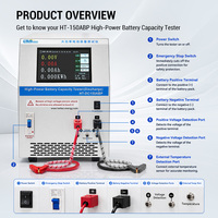 Testeur de capacité de batterie Heltec Energy 150A 120V, testeur de décharge à tension constante/temporisé/capacité constante pour batteries au lithium
