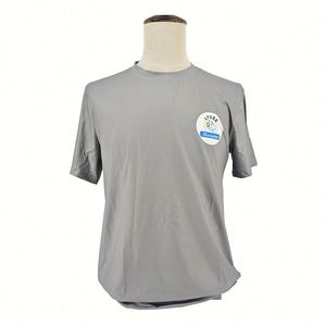 Classic Summer Business Office Workout 180Gsm Purple 100 Percent Cotton Heat Transfer Customized Jersey Men'S <b>T</b>-Shirts - Product Image 3