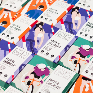 Sinh thái thân thiện in vuông rỗng thanh sô cô la Truffle hộp bán buôn sô cô la phim hoạt hình hộp để đóng gói - Product Image 4