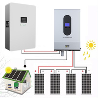 Système d'alimentation hybride tout-en-un SINOSUN 20KW, panneaux en silicium monocristallin, contrôleur MPPT lithium-ion, surveillance intelligente, 30 ans