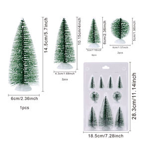 Mini Árbol <span class=keywords><strong>de</strong></span> Navidad SANWEI, Decoración Navideña <span class=keywords><strong>de</strong></span> Mesa, Mini Árbol <span class=keywords><strong>de</strong></span> Navidad Artificial <span class=keywords><strong>de</strong></span> Escritorio - Product Image 4