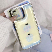 Coque de téléphone en résine époxy pour Iphone16 16pro/promax 15 15promax/14promax/14pro 14/13 13pro 12 11 coque à bords argentés galvanisés