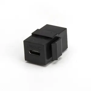 Prezzo di fabbrica USB tipo C femmina a femmina accoppiatore adattatore Keystone Jack connettore