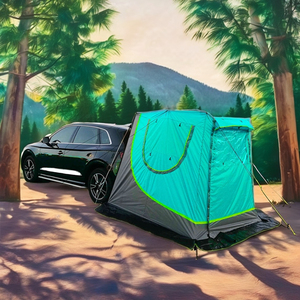 Xách tay một lớp Polyester Ripstop không thấm nước thoáng khí ngoài trời Sun Shade có thể gập lại SUV phía sau cổng sau tán mái cắm trại - Product Image 5