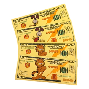 Billetes de Anime Garfield de 2026, Modelo New America 2, Bañados en Oro de 24K para Colección - Product Image 4