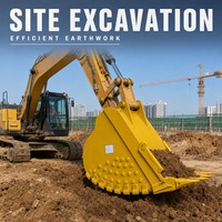 Godets de terrassement officiels de haute qualité pour excavatrices de 30 tonnes – Godets de fouilles robustes
