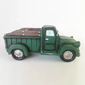 polyresin Miniature Truck Model decorative resin 3D model truck