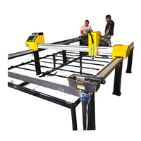 Système automatique F2100 à double usage plasma et oxygène, avec portique à rails doubles, pour surfaces lisses, compatible laser