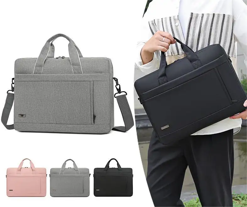 Customizable Portable Business Laptop Protective Case Office Laptop Bag Serviceable 14 Inches And 15.6 Inches Briefcase
