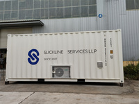 Günstiges Containerbüro: 20-Fuß-Doppel-Breites Mobiles Containerheim 20-Fuß-Fertigcontainer