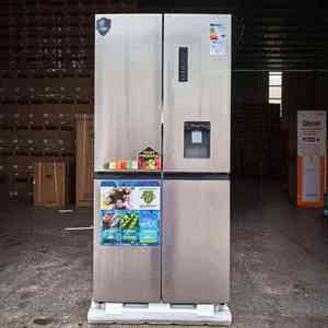 Refrigerador Francés de Cuatro Puertas con Dispensador de Agua, Sin Escarcha, Compresor de Acero Inoxidable, 600L, Clase de Eficiencia Energética, Diseño Sin Escarcha - Product Image 1