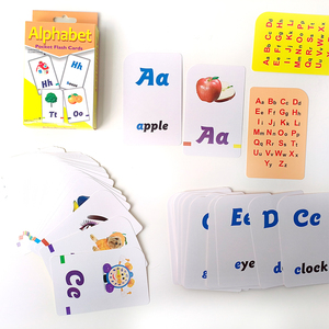 Carte Flash Personalizzate per l'Apprendimento dell'Alfabeto, <span class=keywords><strong>Gioco</strong></span> di Carte per il Vocabolario dei Bambini, Confezionate <span class=keywords><strong>in</strong></span> Scatola di Plastica - Product Image 4
