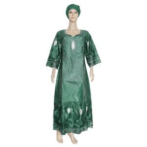 Nouvelles robes africaines pour femmes, vêtements traditionnels nigériens, robes maxi Ankara <span class=keywords><strong>Bazin</strong></span>, <span class=keywords><strong>boubou</strong></span> avec turban pour mariage - Product Image 1