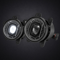 Lumière LED auxiliaire tout-terrain à lentille unique ronde de 3,5 pouces, 12V 24V, IP67, étanche à la poussière, résistante aux chocs, pour 4X4, SUV, ATV, UTV
