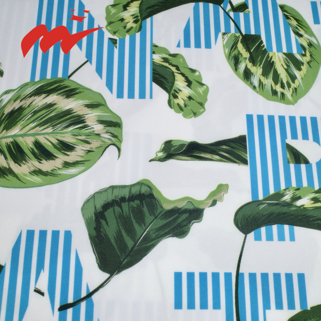 Digital Print Waterproof Lightweight Plain Woven 100D Polyester Spandex Clothing Fabric With 4 Way Stretch for Garments Dresses