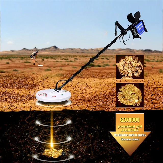 GDX-8000 Industrial Metal Detector Searches for Underground Gold Mines in Industrial Environments