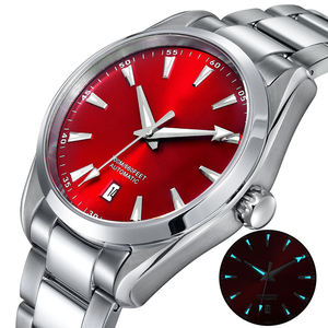 นาฬิกาข้อมือกลไกตัวเรือนสแตนเลสสตีลคุณภาพสูง ระบบกลไกแบบมืออาชีพ ชุดเฟืองละเอียด ทนน้ำได้ 20ATM พร้อมหน้าปัดแสดงผล - Product Image 4