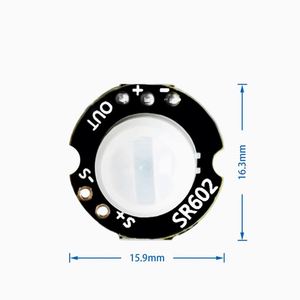 Módulo de detección de cuerpo humano SR602 en miniatura-Interruptor de sonda de sensor infrarrojo de cuerpo humano termoluminiscente - Product Image 2