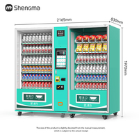 Máquinas Expendedoras Refrigeradas Comerciales de 24 Horas para Venta al por Mayor de Refrigerios y Bebidas y Máquinas Expendedoras Combinadas para Artículos de Venta al por Menor