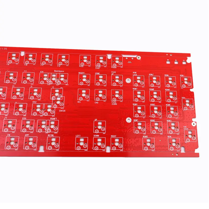 Papan PCB prototipe FR4 pcb 94V0 bahan OEM pabrikan rakitan pcba kustom untuk desain PCB Keyboard Mouse