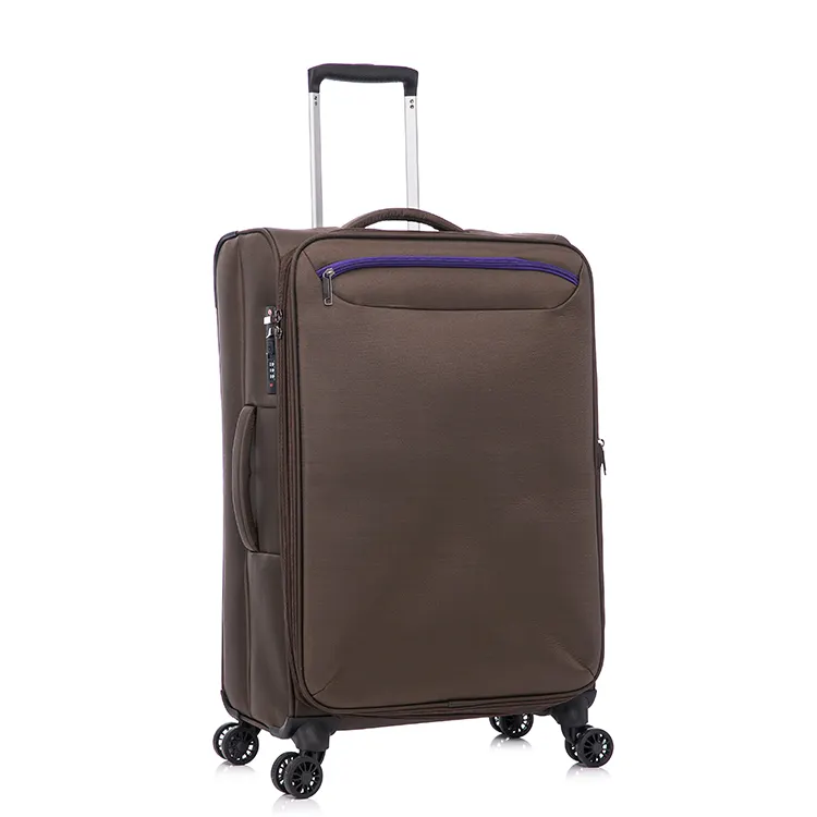Toptan yüksek kaliteli rulo 20 "24" 210D naylon bagaj yumuşak kumaş arabası seyahat çantaları valizler Luggages