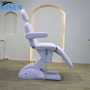 Kisen Great Factory High Quality Massage Spa Facial Bed Electric 4/3 Motors Cosmetic <b>Tables</b> and Beds for Beauty Salon - Product Image 1