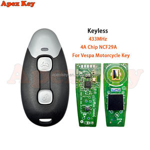 Télécommande d'entrée sans clé Nhkey Apex pour scooter modèle 2025, 2 boutons, 433 MHz FSK, puce NCF29A - Product Image 2