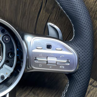Volant en cuir adapté pour mercedes-benz W204 W205 W211 W203 W212 W176 W213 Cla W210 W124 W177 W221 a C E S Class