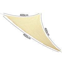 Type de produit de qualité supérieure-Voiles et filets d'ombrage Filet pare-soleil anti-UV HDPE pour jardin triangulaire