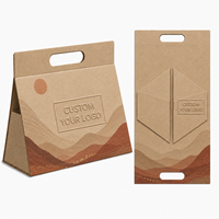 Boîte cadeau personnalisée en carton kraft, emballage de luxe avec logo imprimé, ruban et insert en mousse pour présentation en magasin