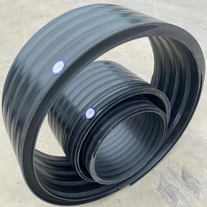 Tuyau spiralé à paroi creuse en HDPE de qualité supérieure, tuyau de drainage en plastique noir, fourniture d'usine - Product Image 3