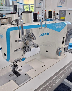 Machine à coudre industrielle à point noué informatisée à deux aiguilles JACK JK-58720J, grand crochet, aiguilles fixes - Product Image 2