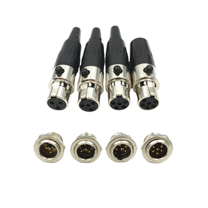 Bộ đầu nối XLR mini 3 chân-Phích cắm âm thanh đồng Nữ & Nam-chất lượng tín hiệu cao, nhiễu thấp - Product Image 5