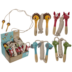 เชือกกระโดดไม้สัตว์ - Product Image 1