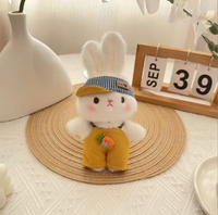 Nouveau Pendentif Lapin Mignon en Peluche, Accessoire de Sac, Compagnon de Jeu, Porte-clés, Poupée Bébé, Vente en Gros