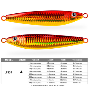 Leurre Artificiel Dur en Plaque de Fer pour Pêche en Mer Profonde, avec Yeux 3D, pour Pêche en Bateau, Lancer Longue Distance, Coulée Rapide, Appât pour Maquereau - Product Image 3
