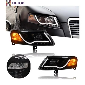 HETOP A6 C6 Phare 2005-2012 Mise à niveau A6 <span class=keywords><strong>C5</strong></span> C6 LED Signal <span class=keywords><strong>dynamique</strong></span> Animation DRL Bi Xénon Accessoires de phare automatique pour Audi - Product Image 1