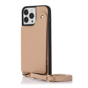 Téléphone portable portefeuille à <span class=keywords><strong>bandoulière</strong></span> avec miroir sac à <span class=keywords><strong>bandoulière</strong></span> étui pour smartphone pour <span class=keywords><strong>iPhone</strong></span> 16 15 14 13 12 11 épaule cou sangle <span class=keywords><strong>bandoulière</strong></span> - Product Image 5